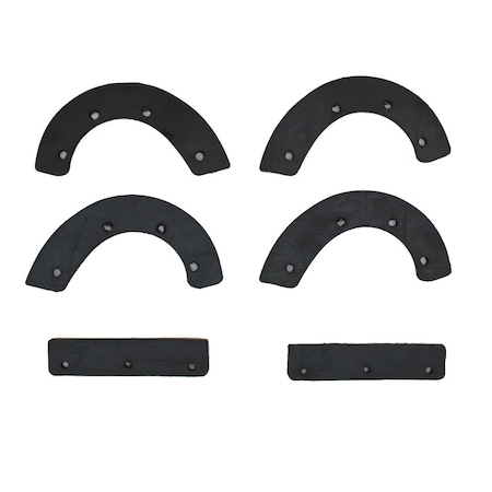 Aftermarket 72521747000 Fits Honda Snow Blowers Replacement Rubber Paddle Set For HS521 HS STW60-0070